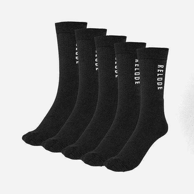 Relode Training Socks 5-pack, White - FITMATTERS