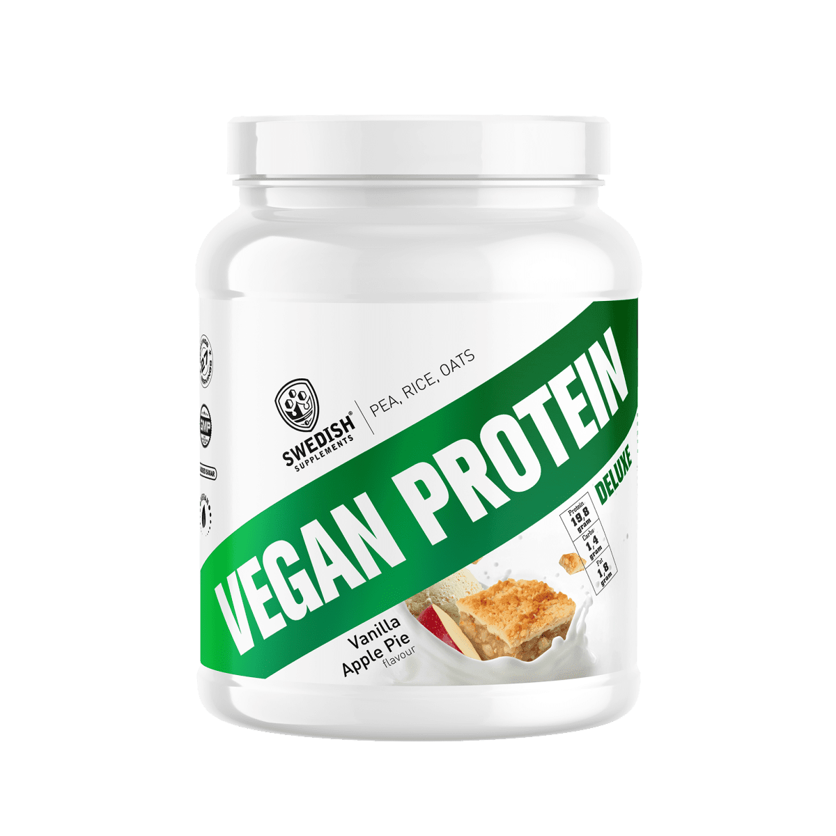 Swedish Supplements. Vegan Protein Deluxe, 750g. - FITMATTERS
