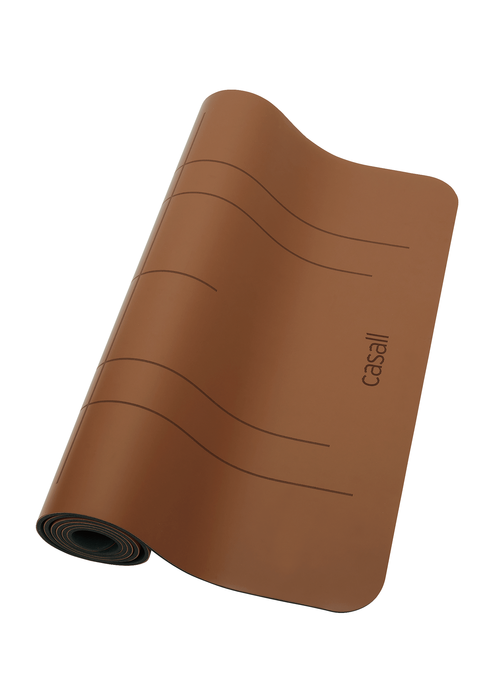 CASALL YOGA MAT GRIP&CUSHION III 5MM - VINTAGE BROWN - FITMATTERS