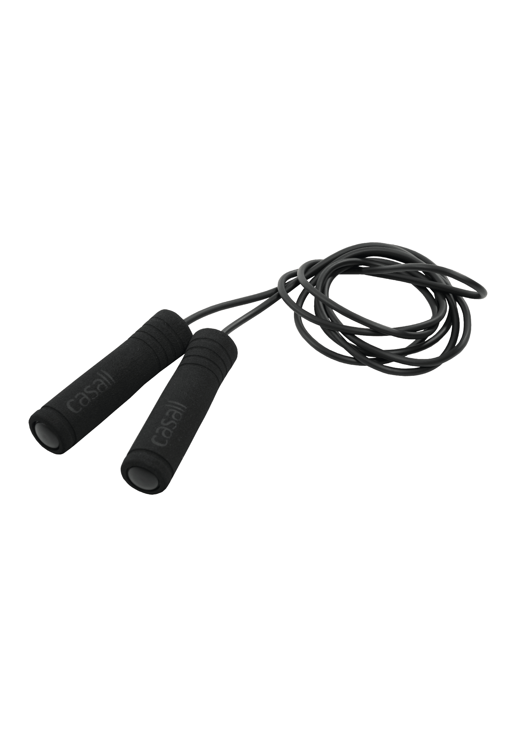 Jump Rope Foam Handle, Black - FITMATTERS