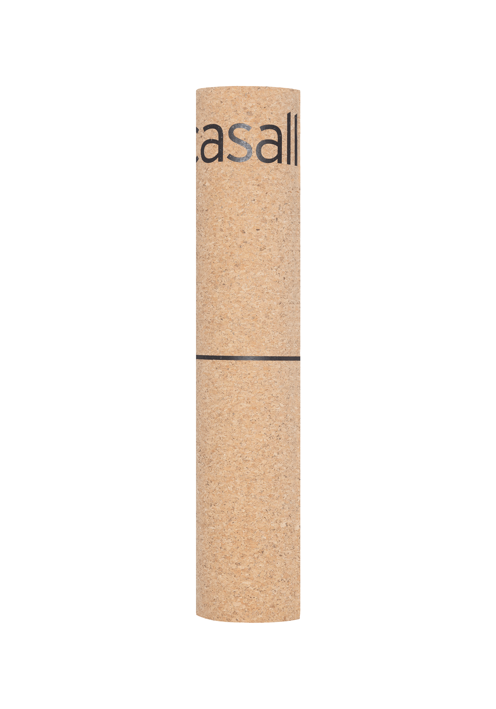 YOGA MAT NATURAL CORK 5MM - NATURAL CORK/BLACK - FITMATTERS