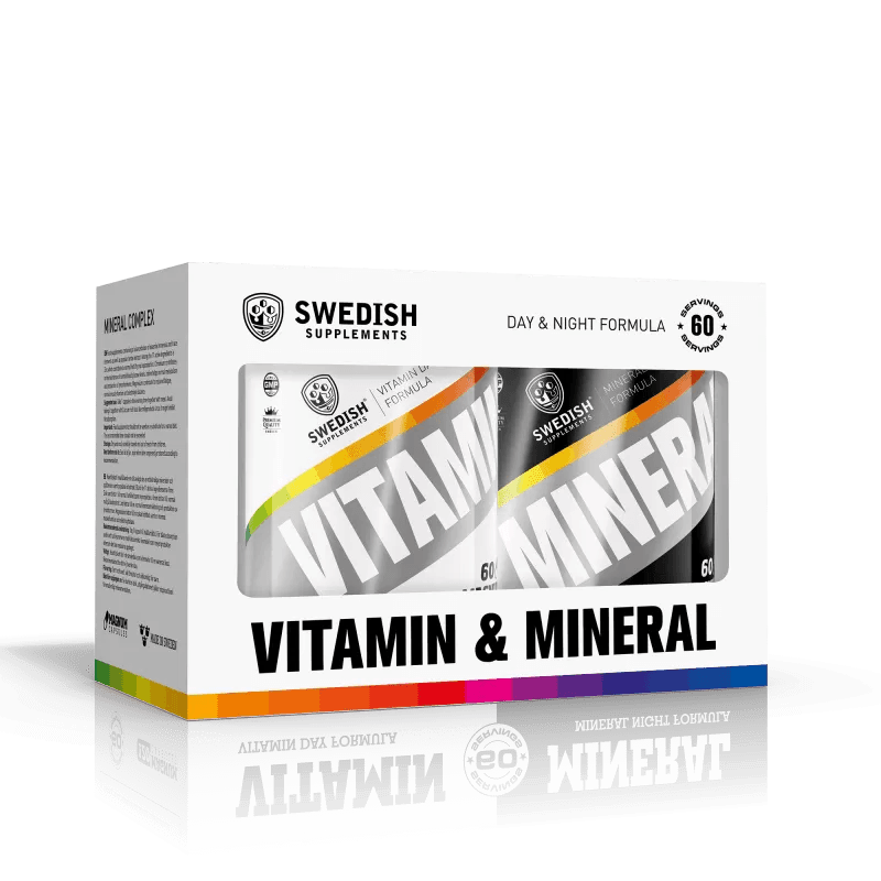 Swedish Supplements. Vitamin and mineral complex 2x120 Caps - FITMATTERS