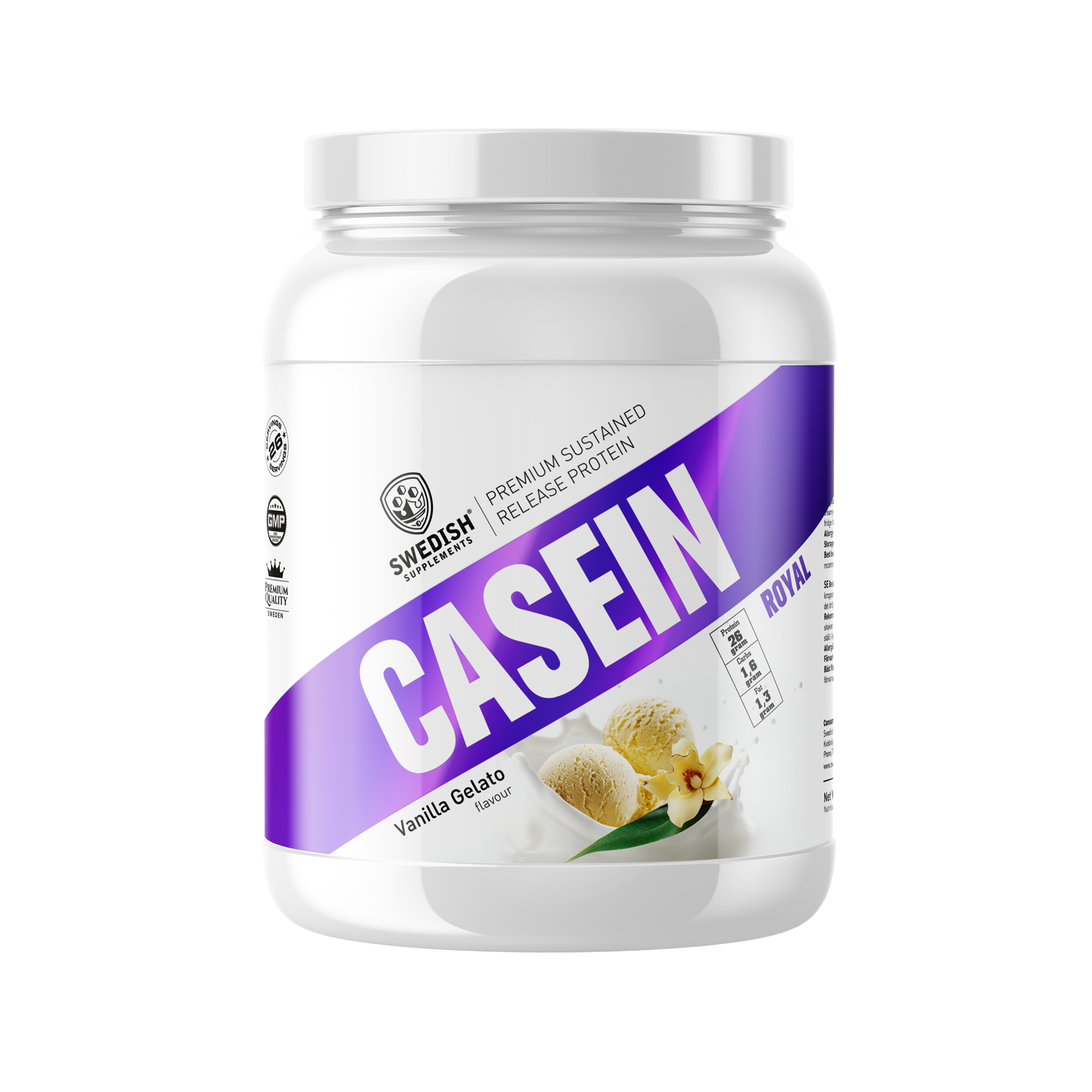 Swedish Supplements. Casein Royal, 900g