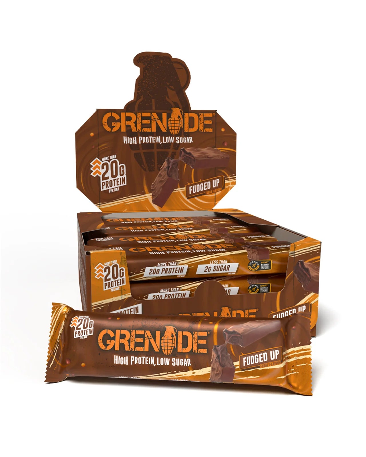 Grenade Fudged Up Protein Bar 12X60g