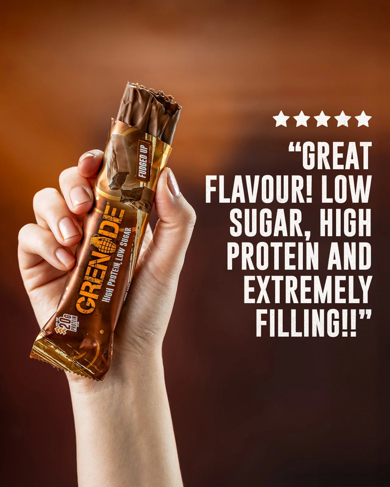 Grenade Fudged Up Protein Bar 12X60g