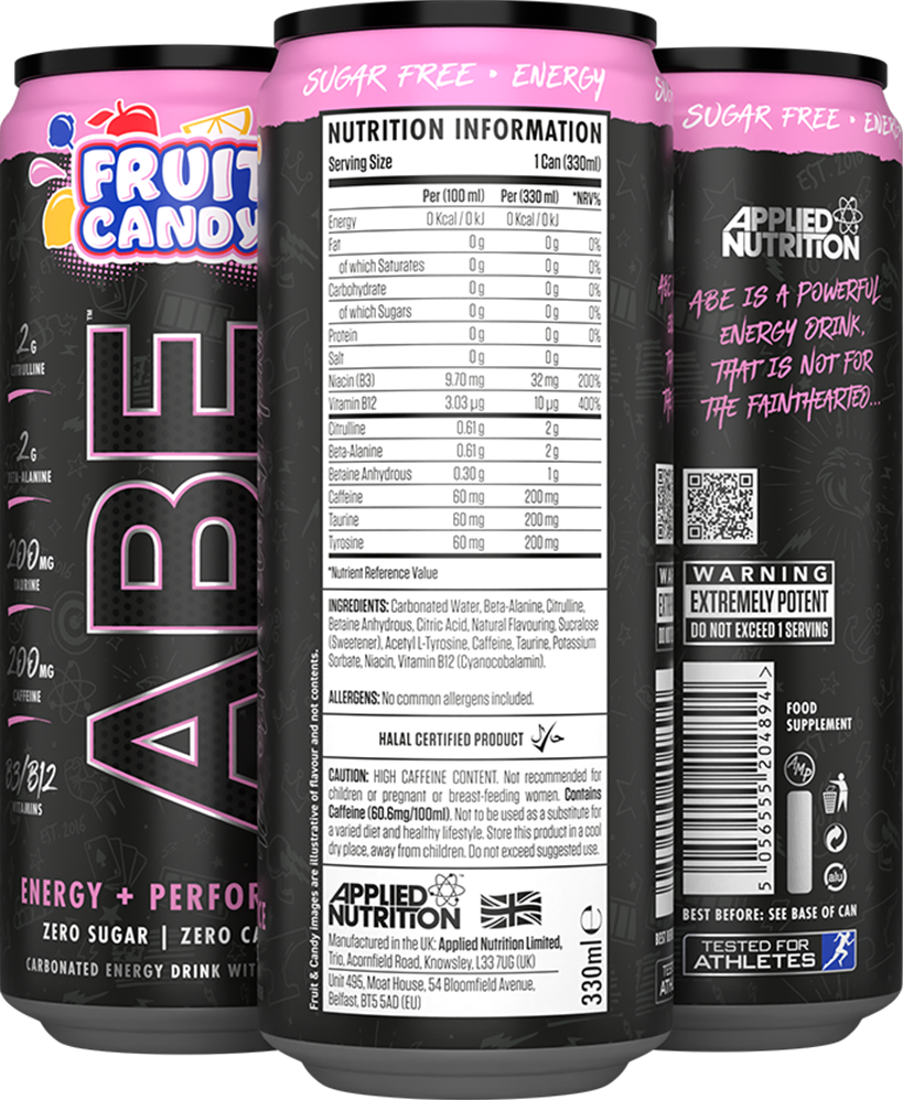 Applied Nutrition ABE Energy & Performance - 12 x 330 ml