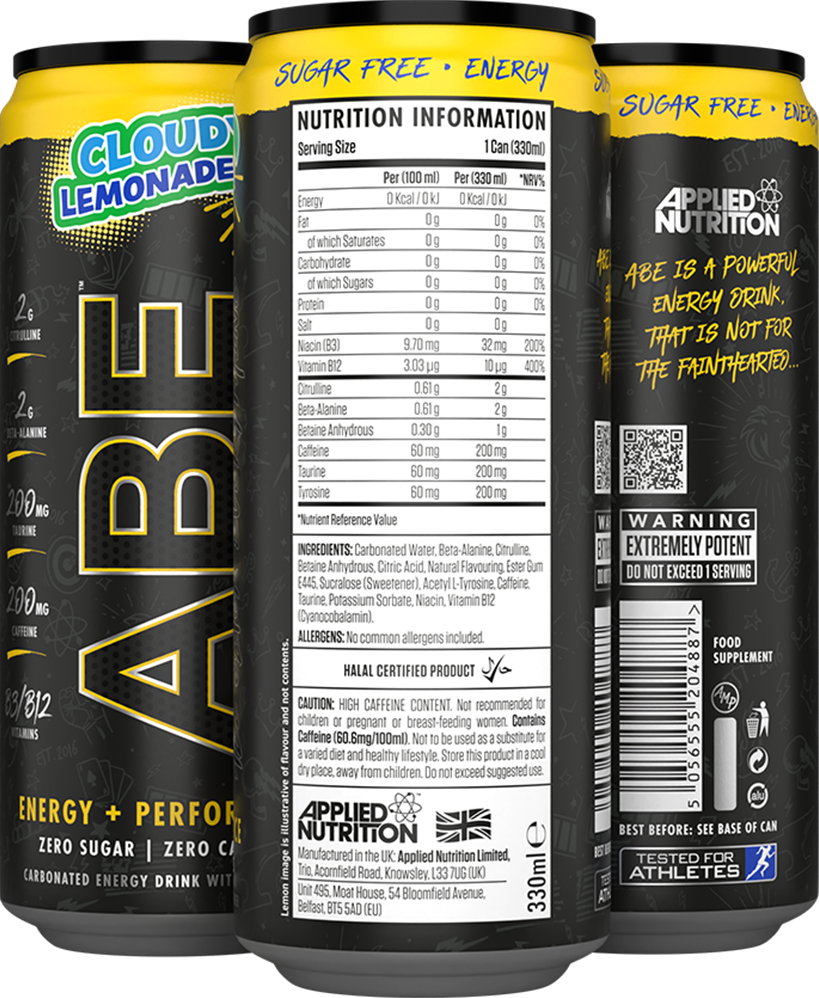 Applied Nutrition ABE Energy & Performance - 12 x 330 ml