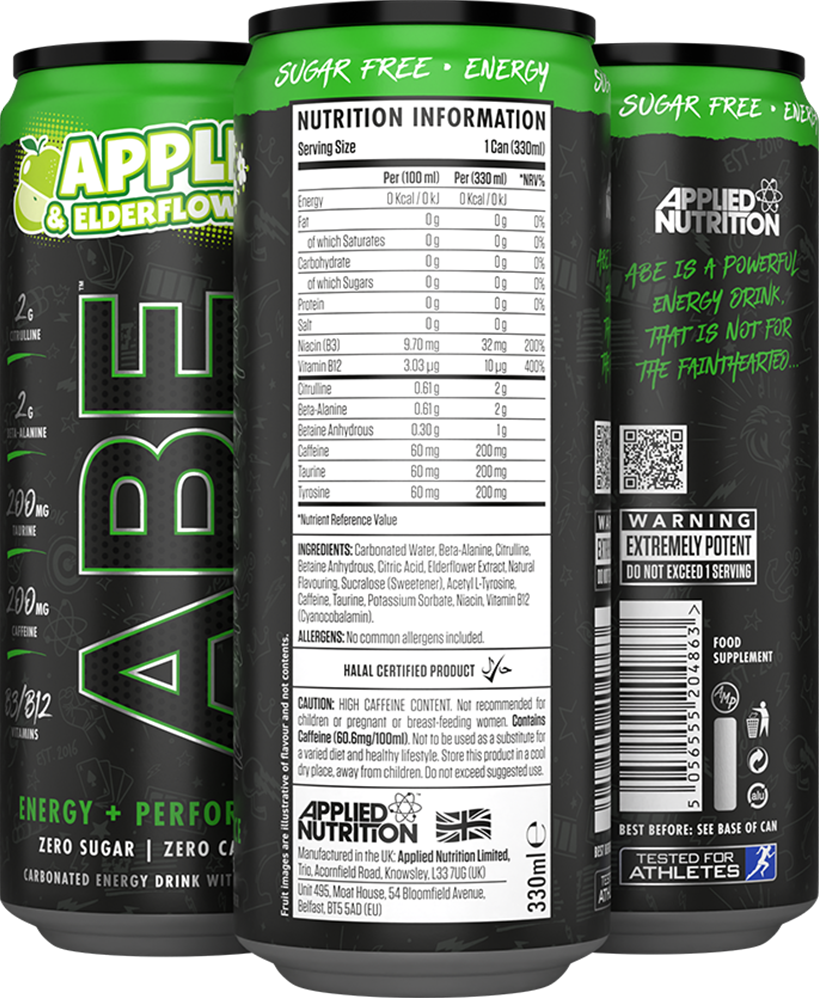 Applied Nutrition ABE Energy & Performance - 12 x 330 ml