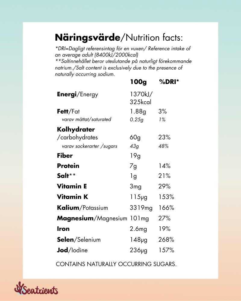 Sea Moss Smoothie Blend- Superfood- Appleberry Breeze