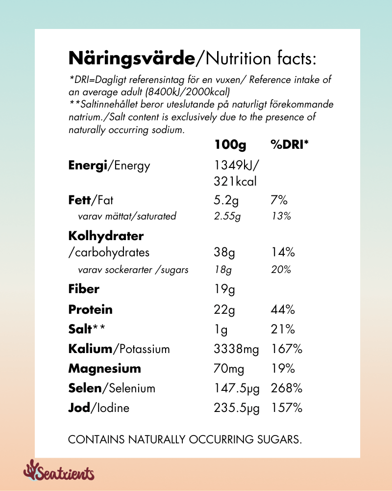 Sea Moss Smoothie Blend- Superfood- Cacao Delight