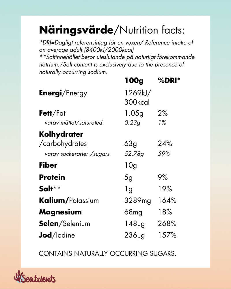 Sea Moss Smoothie Blend- Superfood- Caribbean Punch