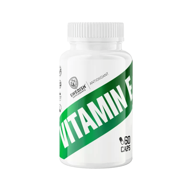 Swedish Supplements. Vitamin E 60Caps - FITMATTERS