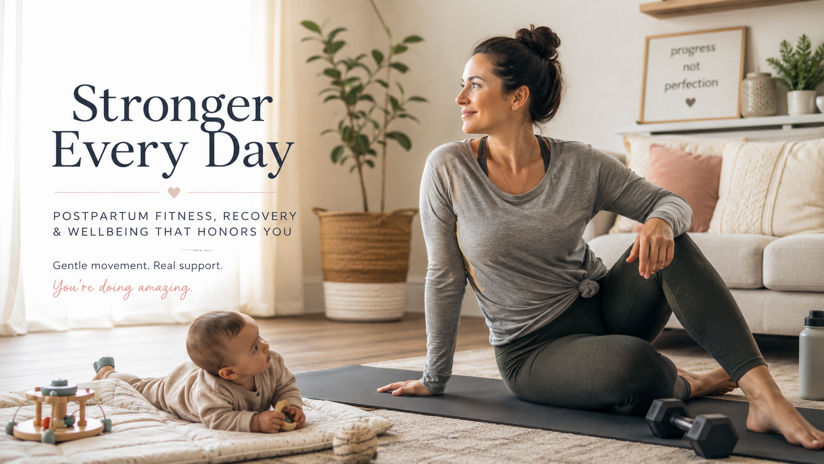 Postpartum fitness: Strong recovery over “bouncing back”