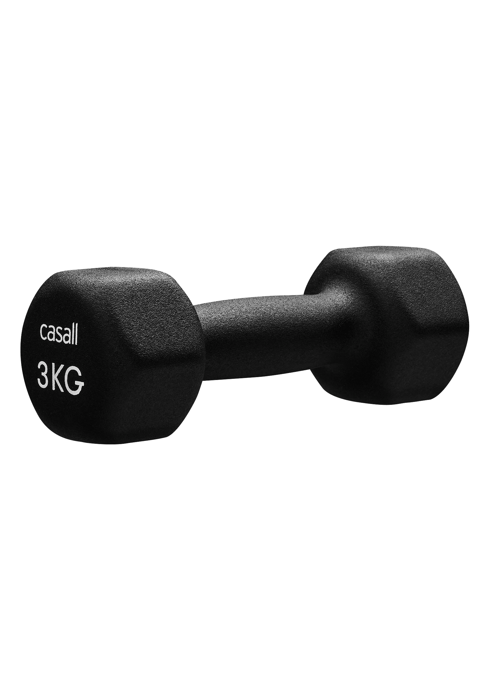 CLASSIC DUMBBELL 3KG - BLACK/WHITE - FITMATTERS