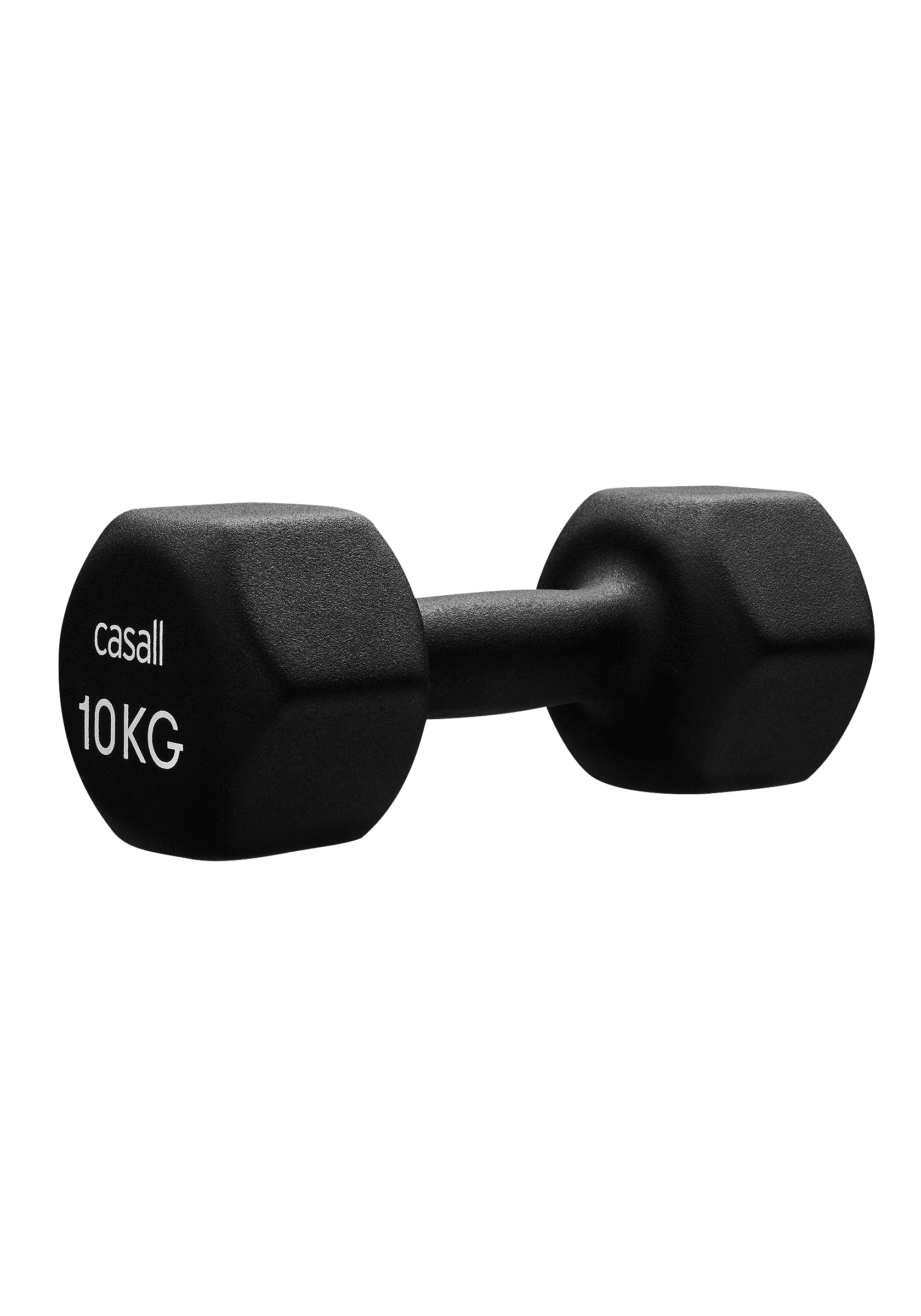 CLASSIC DUMBBELL - 10kg BLACK/WHITE - FITMATTERS