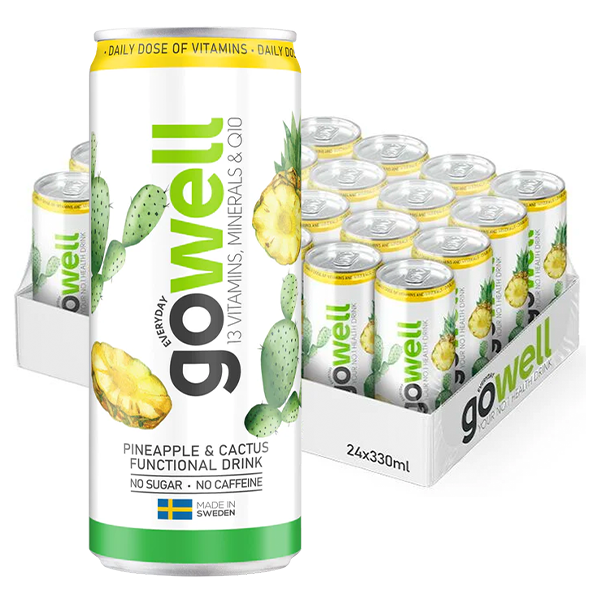 Gowell Pineapple/Cactus 33cl x 24pcs