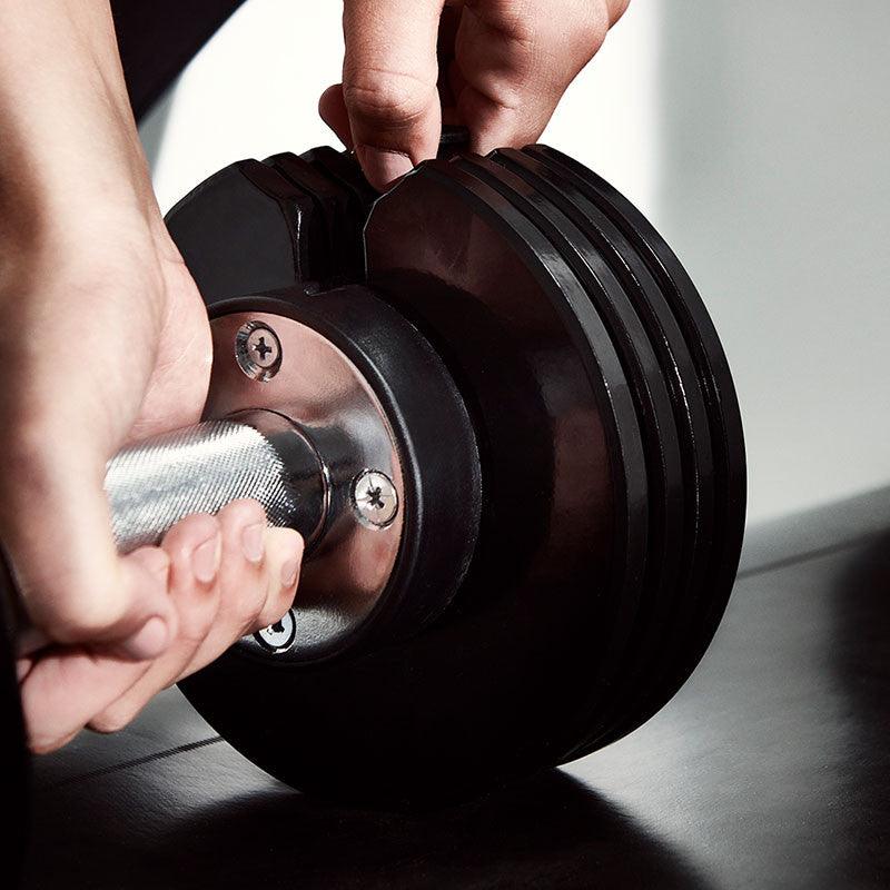 Casall PRF ADJUSTABLE DUMBBELLS 1X2-10KG - BLACK - FITMATTERS