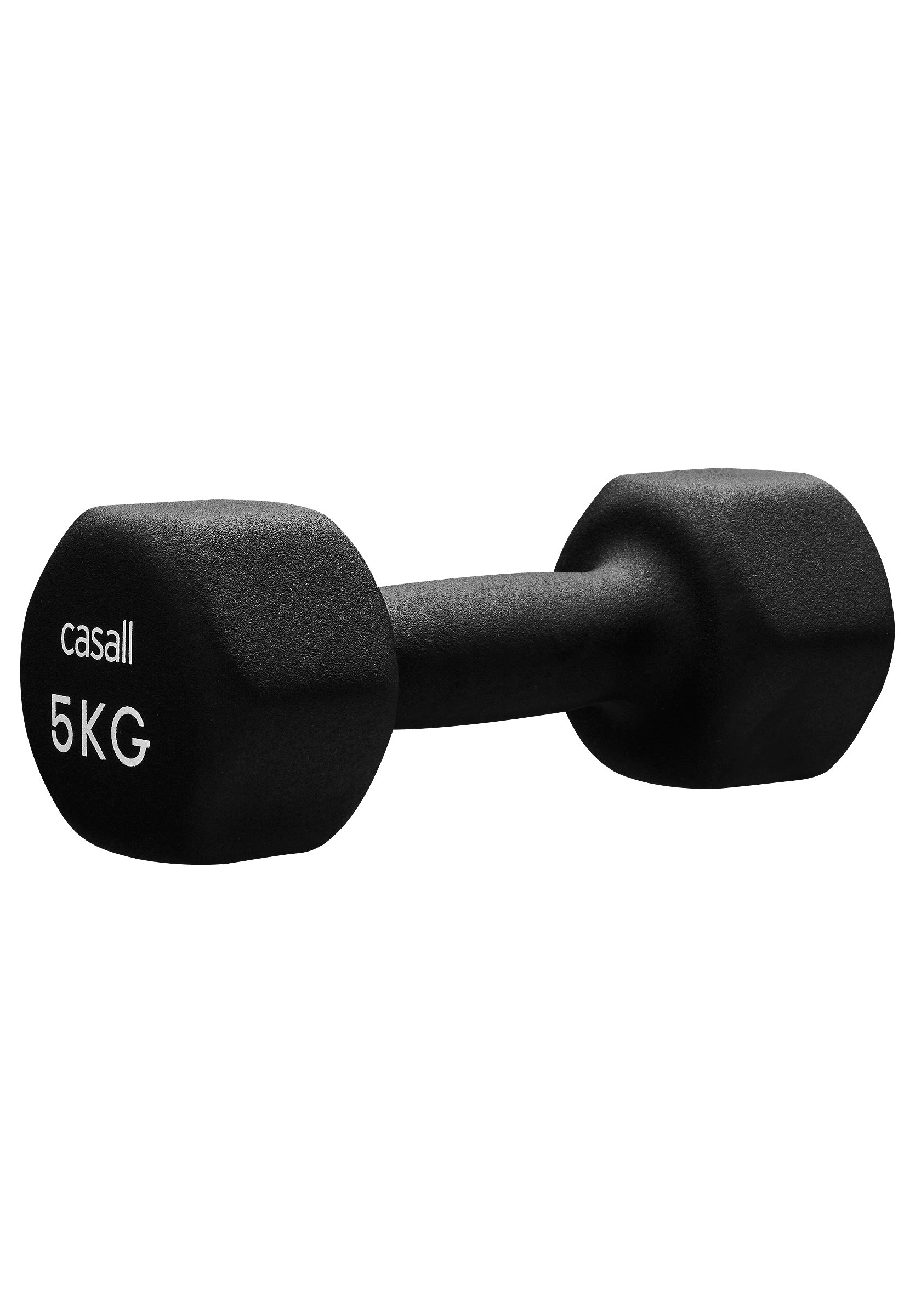 CLASSIC DUMBBELL 5KG - BLACK/WHITE - FITMATTERS