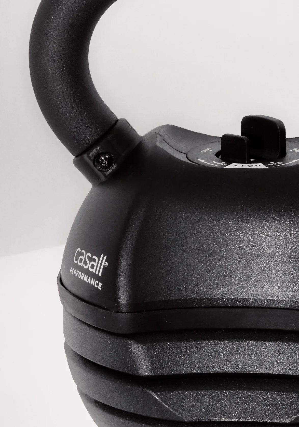 Casall PRF ADJUSTABLE KETTLEBELL 5-14KG - BLACK - FITMATTERS
