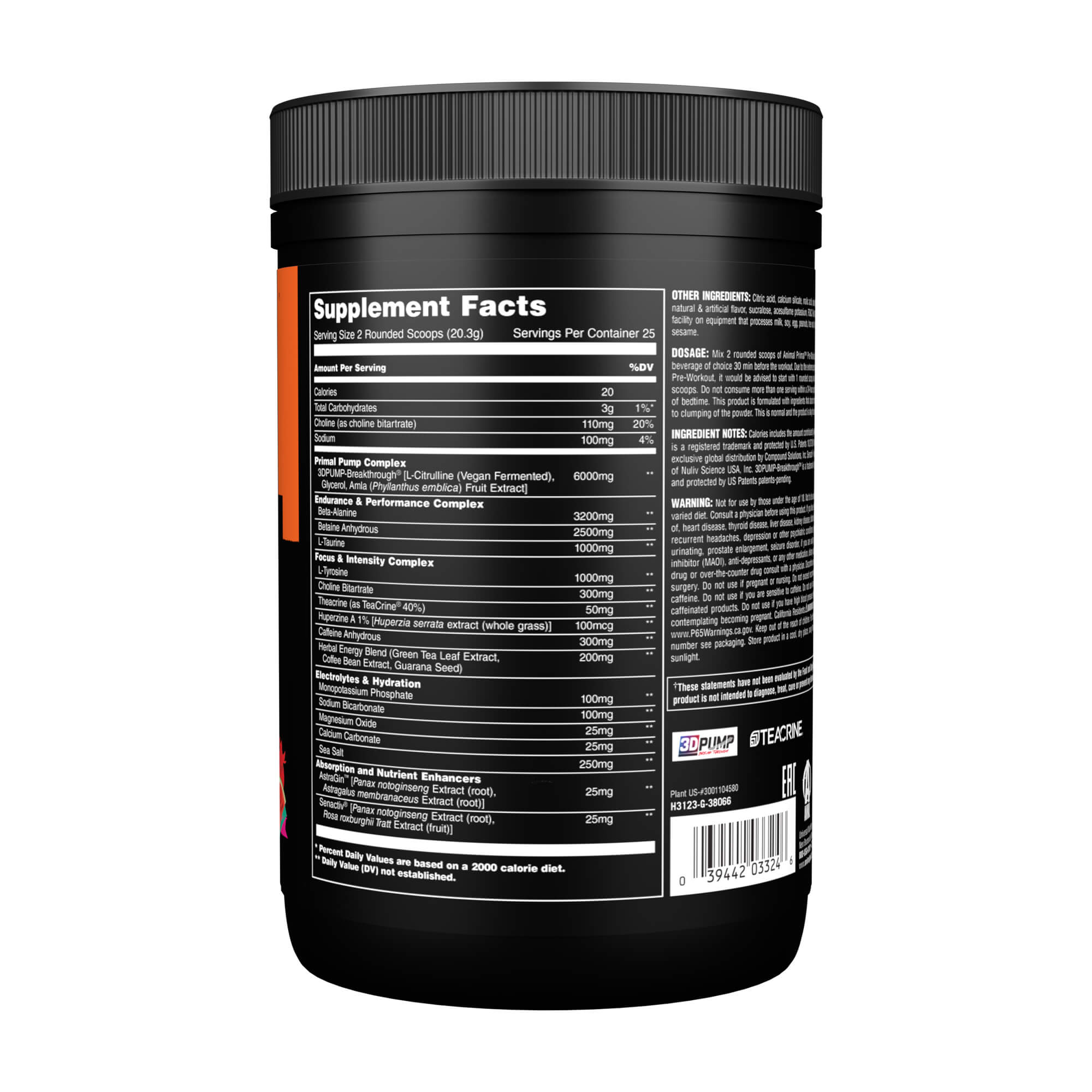 Animal, Primal Preworkout Powder