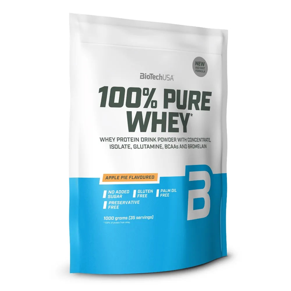 BiotechUSA 100% Pure Whey 1kg, Apple Pie