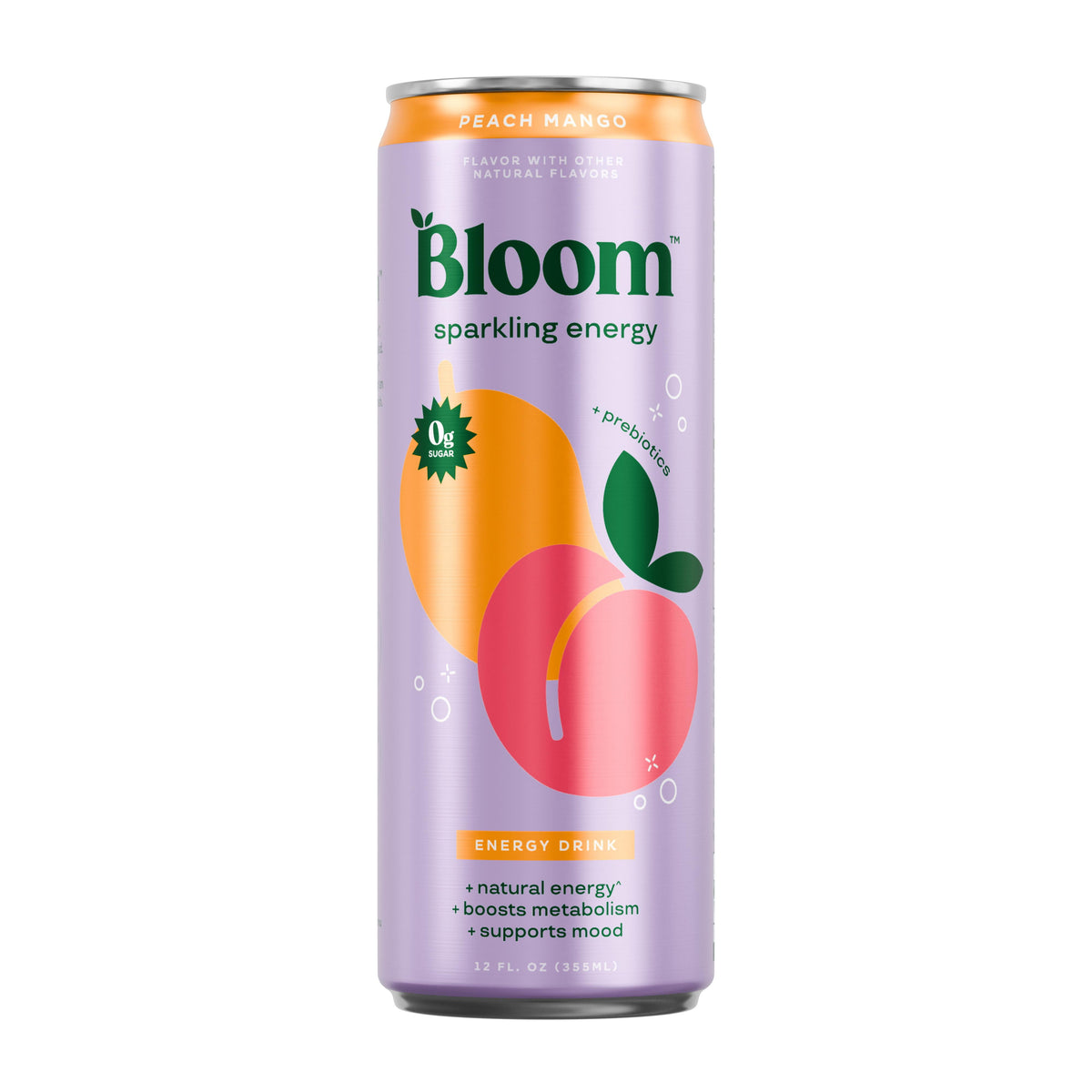 Bloom Sparkling Energy Peach Mango