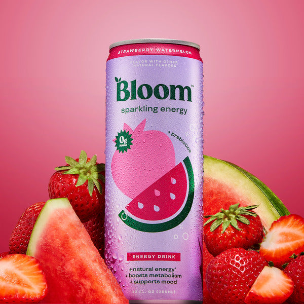 Bloom Sparkling Energy Strawberry Watermelon
