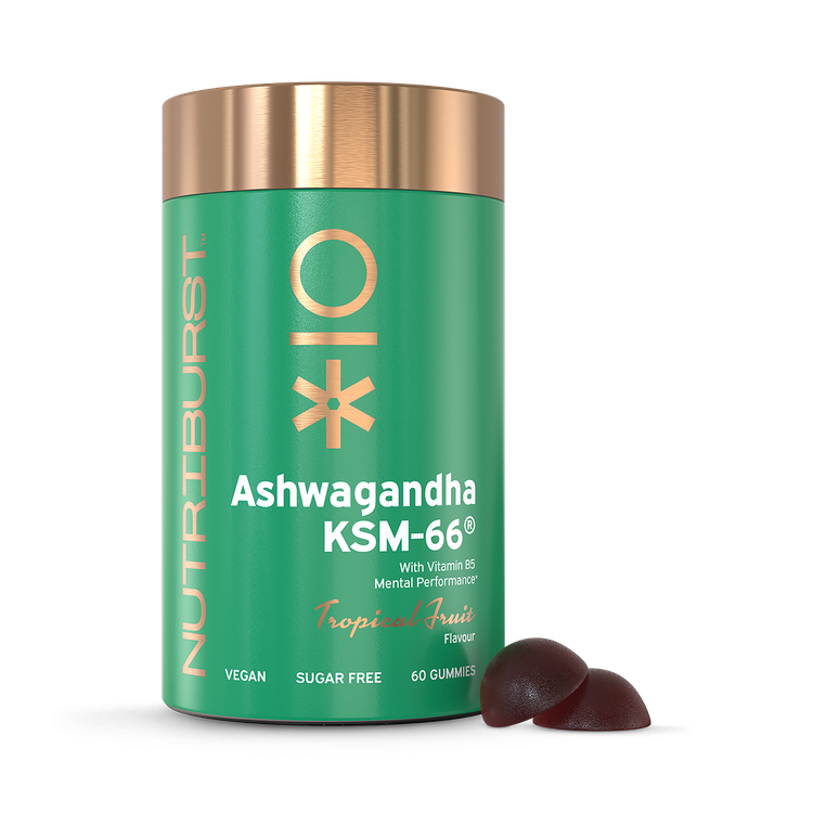 Nutriburst Ashwagandha KSM-66 Tropical Fruit 60 Gummies
