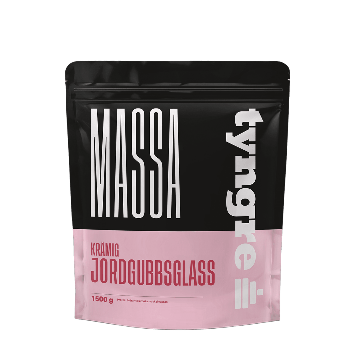 Tyngre Massa 1500g Krämig Jordgubbsglass